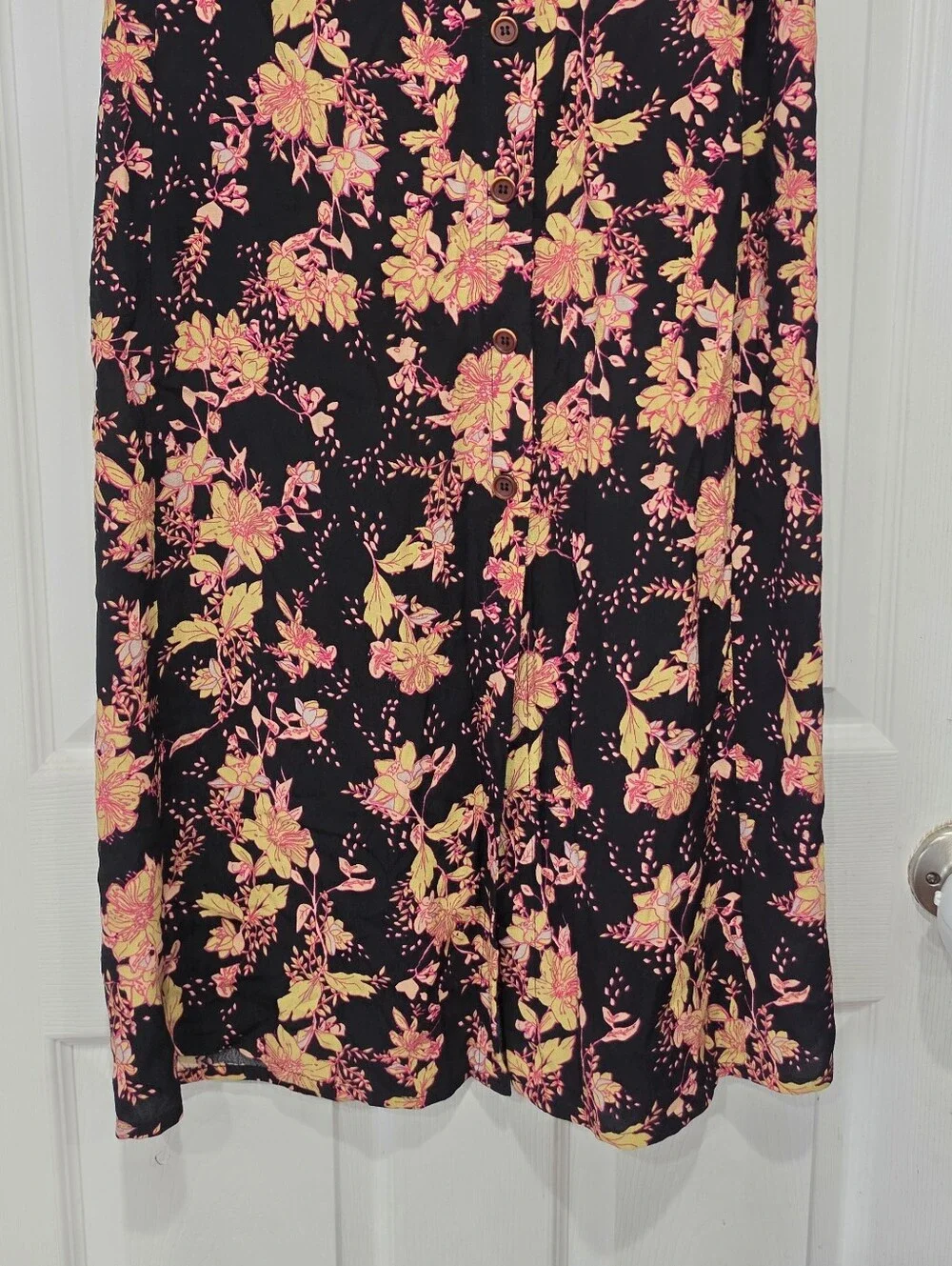 Free People Women's Retro Love Midi Skirt Size 4 NWT
